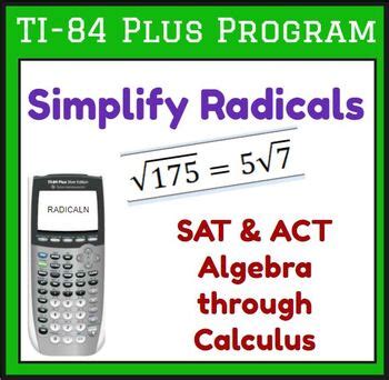 5 Ways To Get Answers In Radical Form On Ti-84