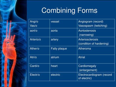 5 Ways To Master Arterial Combining Forms