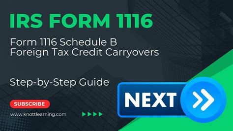 5 Ways To Master Foreign Tax Schedule A Or Form 1116