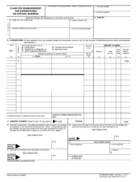 5 Ways To Master Form 1164