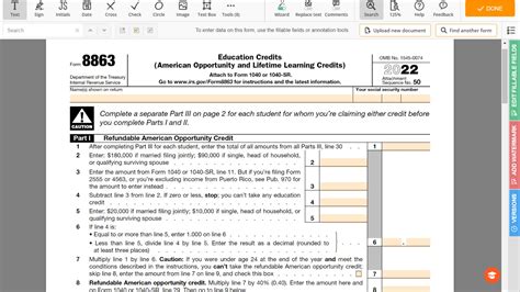 5 Ways To Master Form 8863 Credit Limit Worksheet