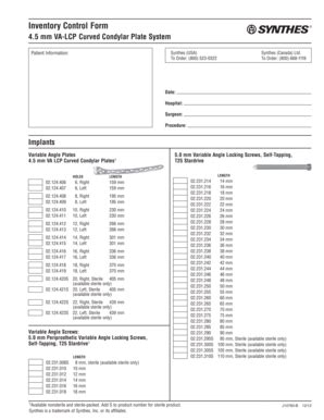 5 Ways To Master Synthes Va Condylar Inventory Control