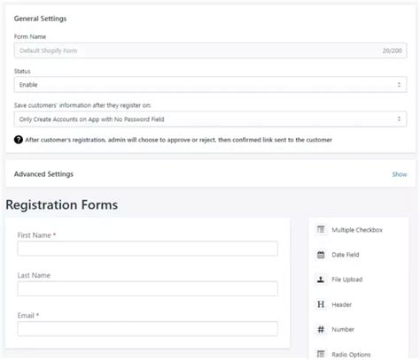 5 Ways To Optimize Shopify Customer Registration Form