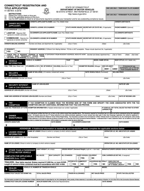 5 Ways To Print Ct Dmv Registration Form