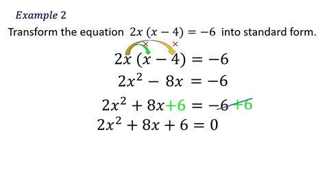 5 Ways To Put A Quadratic Equation Into Standard Form