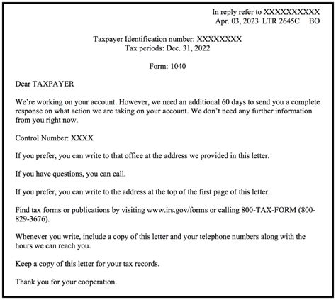 5 Ways To Respond To Irs Letter 2645c