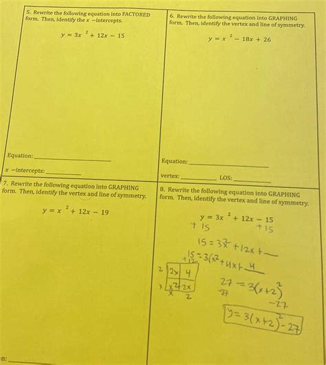 5 Ways To Rewrite Equations In Factored Form