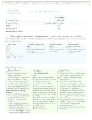 5 Ways To Simplify Aaahc Change Notification Form