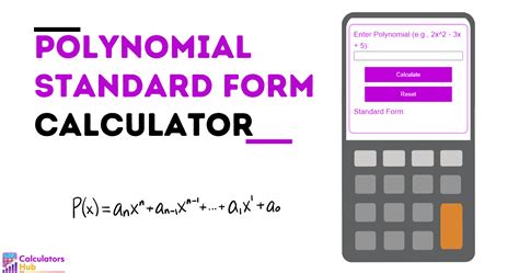 5 Ways To Simplify Polynomials With A Standard Form Calculator