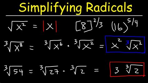 5 Ways To Simplify Radical Form Exponents