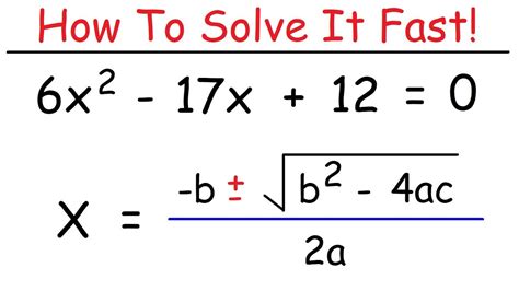 5 Ways To Solve Quadratic Equations