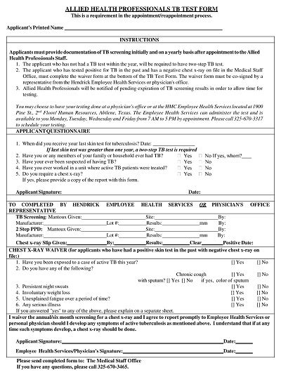 5 Ways To Spot Fake Tb Test Results Forms