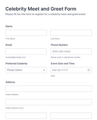 5 Ways To Spot Scammer Celebrity Meet And Greet Forms