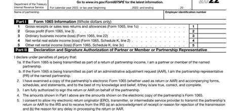 5 Ways To Understand Form 8879-Pe