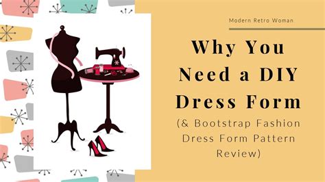 5 Ways To Use A Bootstrap Fashion Dress Form