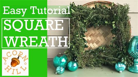 5 Ways To Use A Square Wreath Form