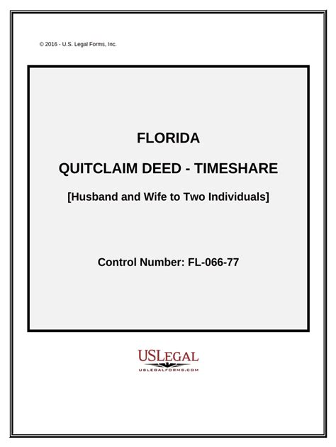 5 Ways To Use A Timeshare Quit Claim Deed Form