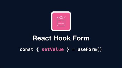 5 Ways To Use React Hook Form Setvalue Effectively