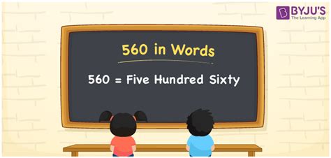 5 Ways To Write 560 In Word Form