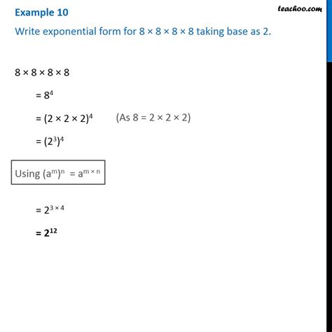 5 Ways To Write Exponential Form