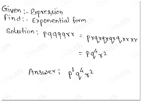 5 Ways To Write Pqqqqrr In Exponential Form