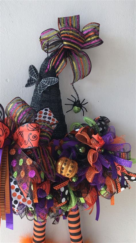 6 Dollar Tree Witch Hat Wreath Form Ideas