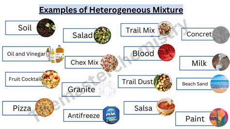 6 Examples Of Heterogeneous Mixtures