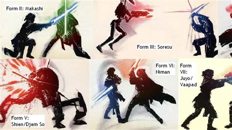 6 Forms Of Lightsaber Combat Explained