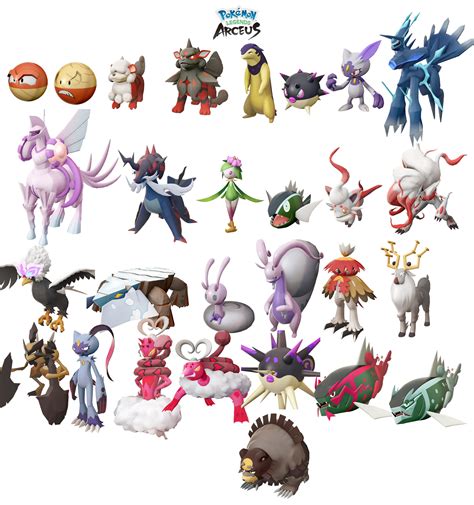 6 New Forms In PokéMon Legends Arceus