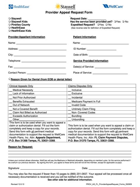 6 Steps To Fill Out Wellcare Provider Appeal Form