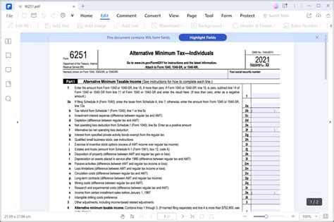 6 Tips For Completing Federal Form 6251