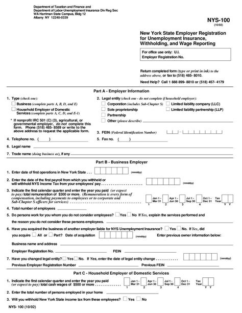 6 Ways To Fill Out Form Nys 100