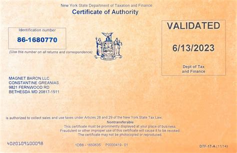 6 Ways To Obtain Nys Sales Tax Certificate