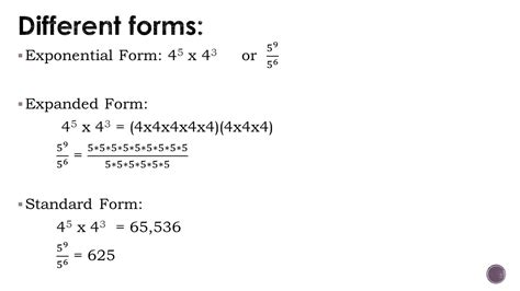 645 300 In Expanded Form Using Exponents