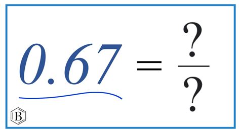 67 As A Fraction In Simplest Form