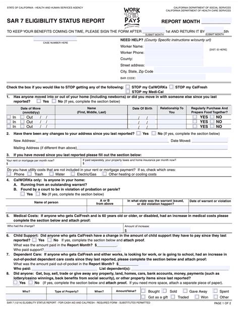 7 Benefits Of Using A Cal Sar 7 Form