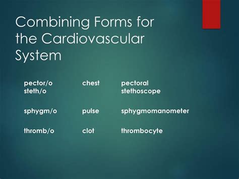 7 Clot Combining Forms You Should Know