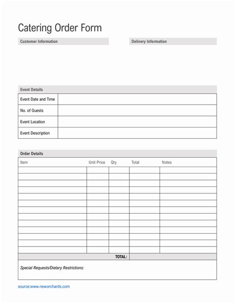 7 Easy Steps To Fill Out Bjs Catering Order Form