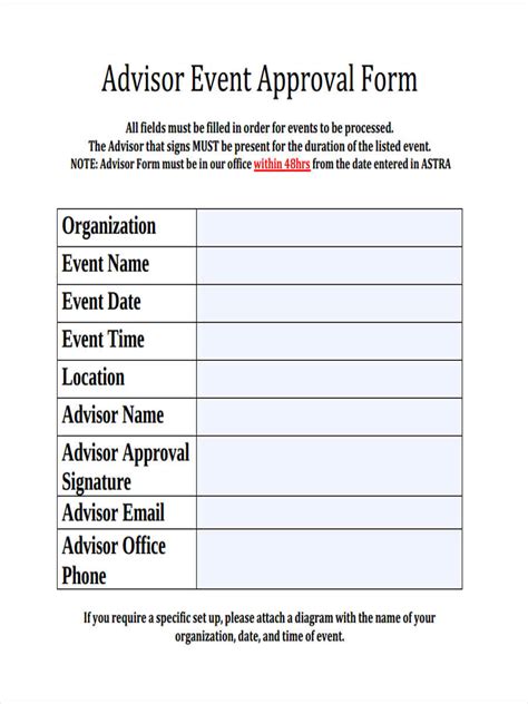 7 Essential Event Form Templates In Word