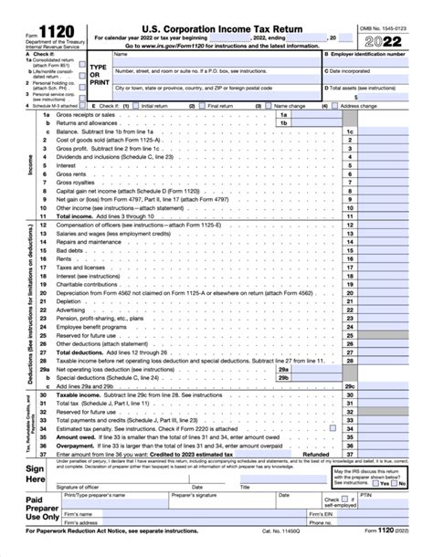 7 Essential Facts About Form 1120-F