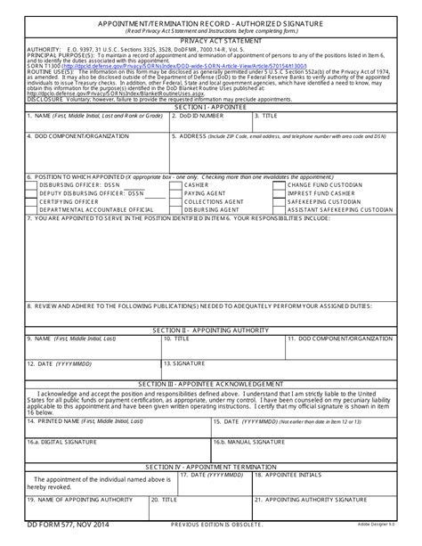 7 Essential Facts About The Dd Form 577