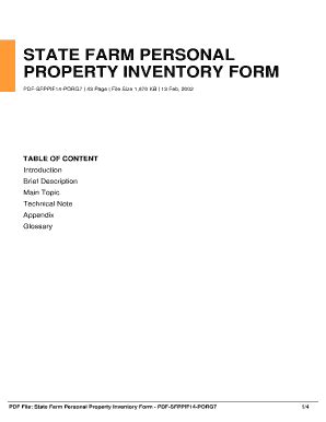 7 Essential State Farm Contents Inventory Tips