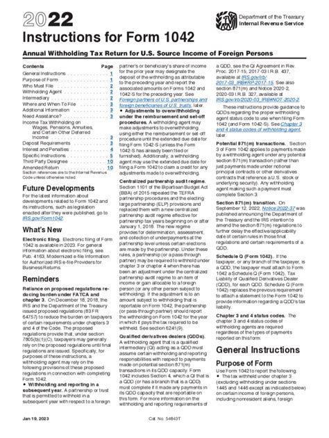 7 Essential Steps To Master Form 1042 Instructions