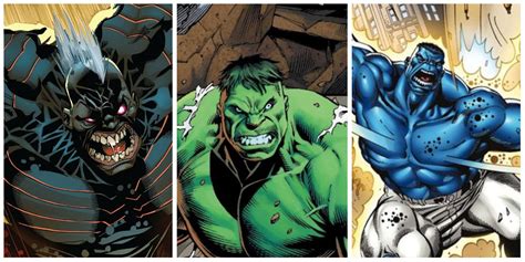 7 Forms Of The Hulks Human Side