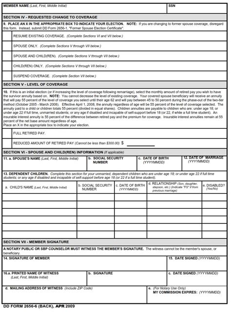 7 Key Facts About Dd Form 2656-6