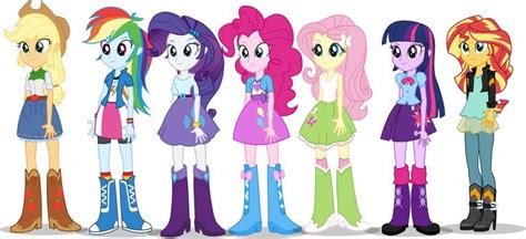 7 My Little Pony Characters In Human Form