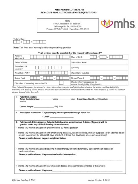 7 Steps To Complete Mhs Prior Authorization Form