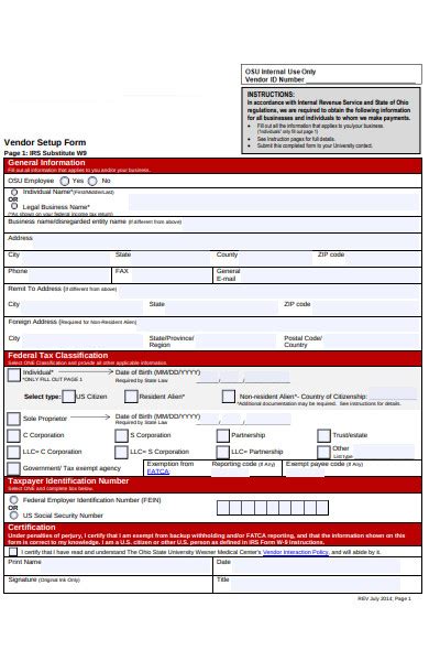 7 Steps To Complete Osu Vendor Setup Form