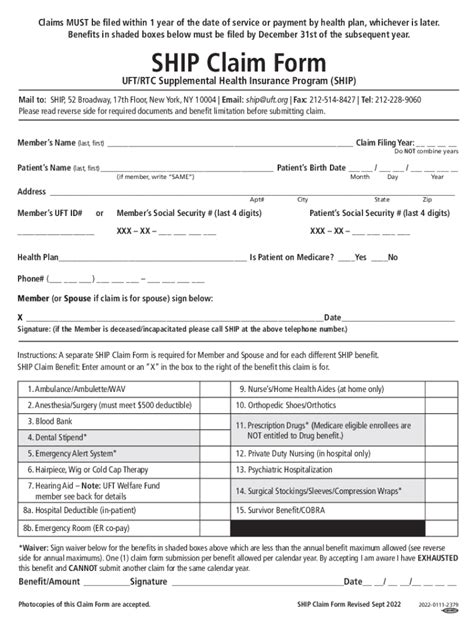 7 Steps To Fill Out A Ship Uft Claim Form