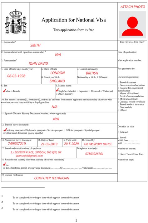 7 Steps To Fill Spain Visa Application Form